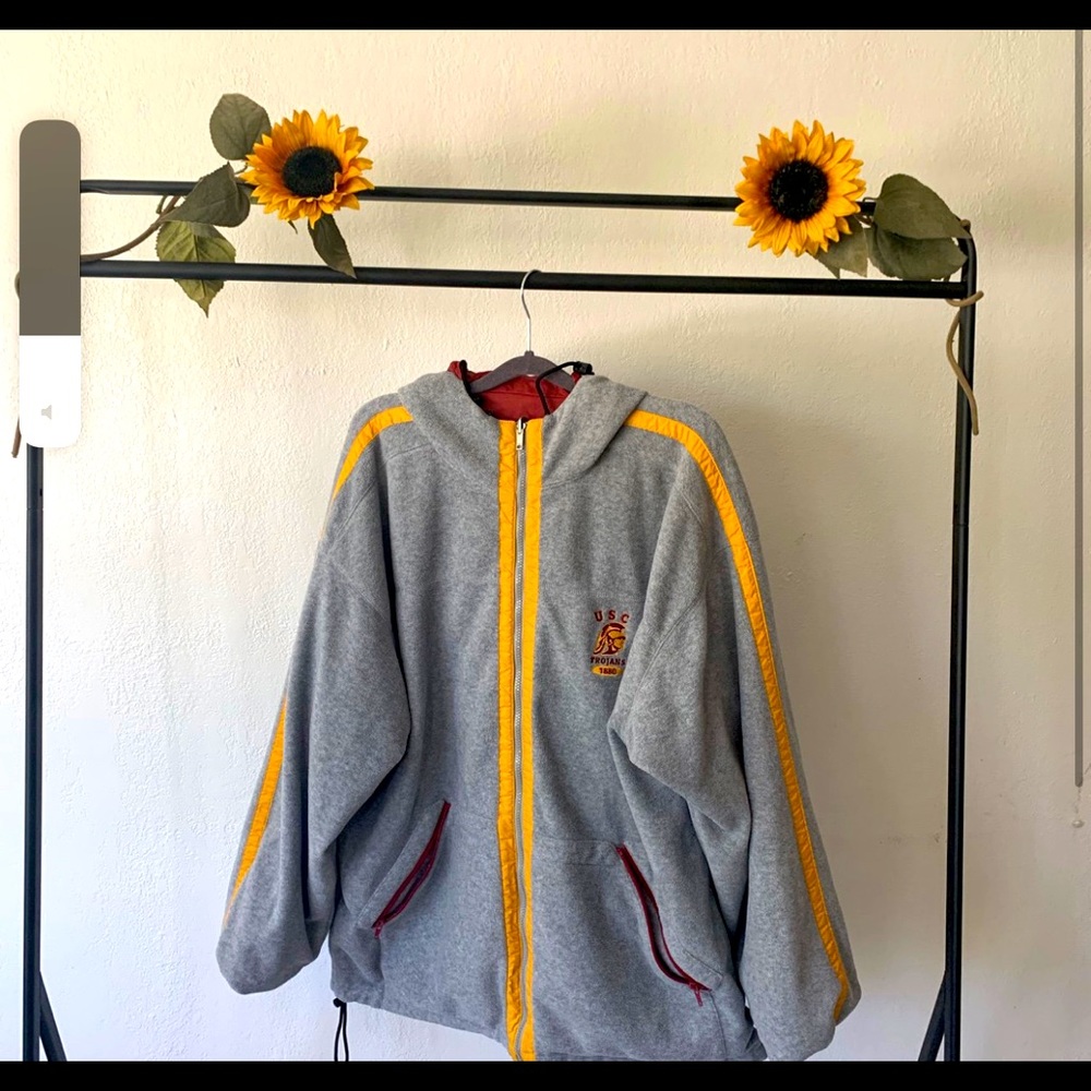 USC reversible jacket vintage !!